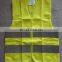 Customized Road Safety Vest Reflective Vest Fluorescence Yellow Vest