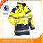 high visibility winter reflective jacket , waterproof jacket