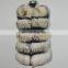 Tongxiang wholesale long pattern raccoon fur coat genuine fur vest