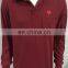 2017 Men's Cool Red Polo Tshirt Long Sleeve Tshirt With Small Embroideried and Left Pocket