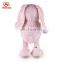 ICTI factory wholesale stuffed plush pink rabbit toy