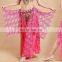 High sequin fabric shiny hot sexy belly dance long dress Q-6032#