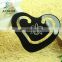 Jiabo custom hollow heart-shaped metal bookmark with flower