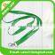 Supply custom good quality printed lanyard with ATT5 hook and plastic buckle and mobil phone string