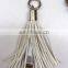 Cheap wholesale Leather tassels keychain with USB wire