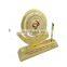 custom gold zinc alloy metal trophies made in china for souvenir