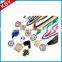 Latest New Design Superior Service Cheap Souvenir Medallion Trophy Gold Metal Medal With Ribbon