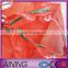 100% new HDPE 50*80cm neckline vegetable fruits red mesh bag