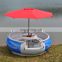 Good quality BBQ boat/Electric donut boat/ Circular sightseeing boat