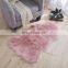 custom shaped Faux Fur carpet for living room floor used