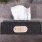 Factory sell simple style wool felt tissue box cover for home decor