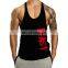 OEM Service fitness men gym muscle tank top custom logo, wholesale sports vest