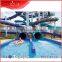 Outdoor Water Park Equipment Spiral, Best Fiberglass Spiral Water Slide For Sale