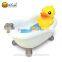 B.Duck unique plastic pvc bathtub soap dish for bathroom