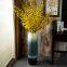 European Countryside Style Large Green Gradient Ceramic Floor Vase For Dry Flower Decor