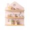 Multi-use Kitchen Spice Rack Floating wall shelf  for Kids Room wooden shelf