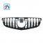 2008 2013 Silver C class W204 GTR Front Grill For 2048800023 C300 C350