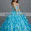 Beautiful Pure Color Quinceanera Dress with Short Sleeve Jacket and Beading Ball Gown Satin and Lace Quinceanera Dress