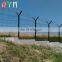 Barbed Wire Airport Fence Panels Prison Security Fence