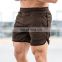 Men Running Shorts Bodybuilding Muscle Training Sportswear Exercise Gym Shorts