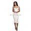 Wholesale Custom Halter Sexy Party Dress Fashion Casual Dress Sleeveless Full Slip Dress Slim Fit Solid Color Low-cut