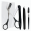 4pcs Professional Eyebrow and Eyelash Tools with Eyebrow Scissors Tweezers for Women Makeup