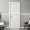Flat carved white solid wood composite paint door interior room wooden door