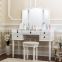 Antique French Vanity Bedroom mirrored dresser table