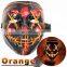 Halloween Party Promotional Party Joker Led Dress Up Adult Neon Face Masks Christmas Halloween Party Mask