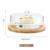 Unique Dessert Table Decorations Luxury Wedding Clear Tray Acrylic Wood Cake Stand