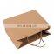 RTS brown kraft paper bags garment packaging bags shopping for retail