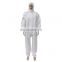 Disposable antistatic breathable sms coverall protective ppe suit with shoe cover disposable paint suit