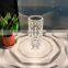 New Drop Shipping Cylindrical Home Bedroom Rose Projection Acrylic Led Crystal Table Lamp Crystal Decorative