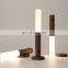 Hot Selling Wireless LED Night Light For Indoor Rechargeable Wall Lamp for Kitchen Stairway Intelligent Magnet With Base