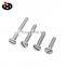 DIN84 slotting machine screws Slotted stainless steel cheese head screws