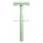High Quality Green Color Metal Double Edge Safety  Razor Mens Shaving