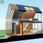A Frame Aluminium House with Balcony Honeymoon Holiday Prefab House Prefab Loft with Glass Moon Roof
