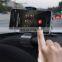 Red dot design award car smartphone holder car phone clip car phone holder with carbon fiber pattern design