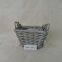 Square Wicker baskets Handmade Woven Storage Wicker Basket with Handle