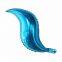 Manufacturers 18/24/36 Inch Creative S-Shaped Air Inflatable Aluminum Kids DIY Mermaid Tail Wholesale Foil Balloons in Bulk