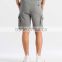 OEM Wholesale Mens Grey French Terry Cargo Shorts