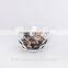 5pcs round glass salad bowl set/glass salad bowl with lid