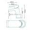 No.Y4505 Cheap Chrome Bathroom Mixer Taps