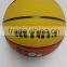 Customized logo cheap colorful basketball size 5 for promotion
