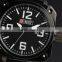 MR015 Brand New Mens man black face rubber band army military sport wrist watch
