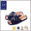 hot sale summer indoor outdoor cool leather open toe slipper for men