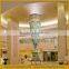 Fancy hand-blown bubble glass wedding decoration &large crystal hotel lobby Chandelier