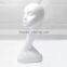  2015 Hot Selling Plastic Wig Female Display Model White Color Mannequin Head