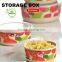 factory selling Creative custom bamboo fiber Decals tableware, storage boxes