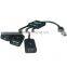 Black OTG Micro USB HUB for Smartphone and Table